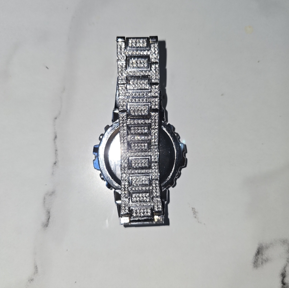 Icey GS Watch With CZ Stones - Picture 3 of 4